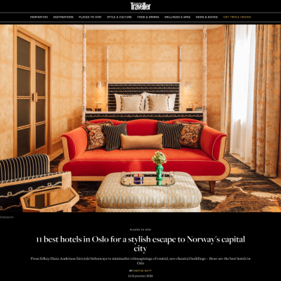 Sommerro in Condé Nast Traveller